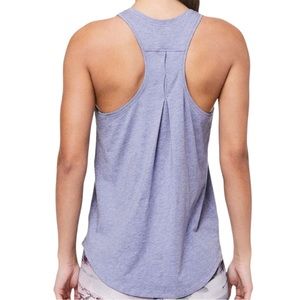 Lululemon Love Tank Pleated in Heathered Solar Purple size 4